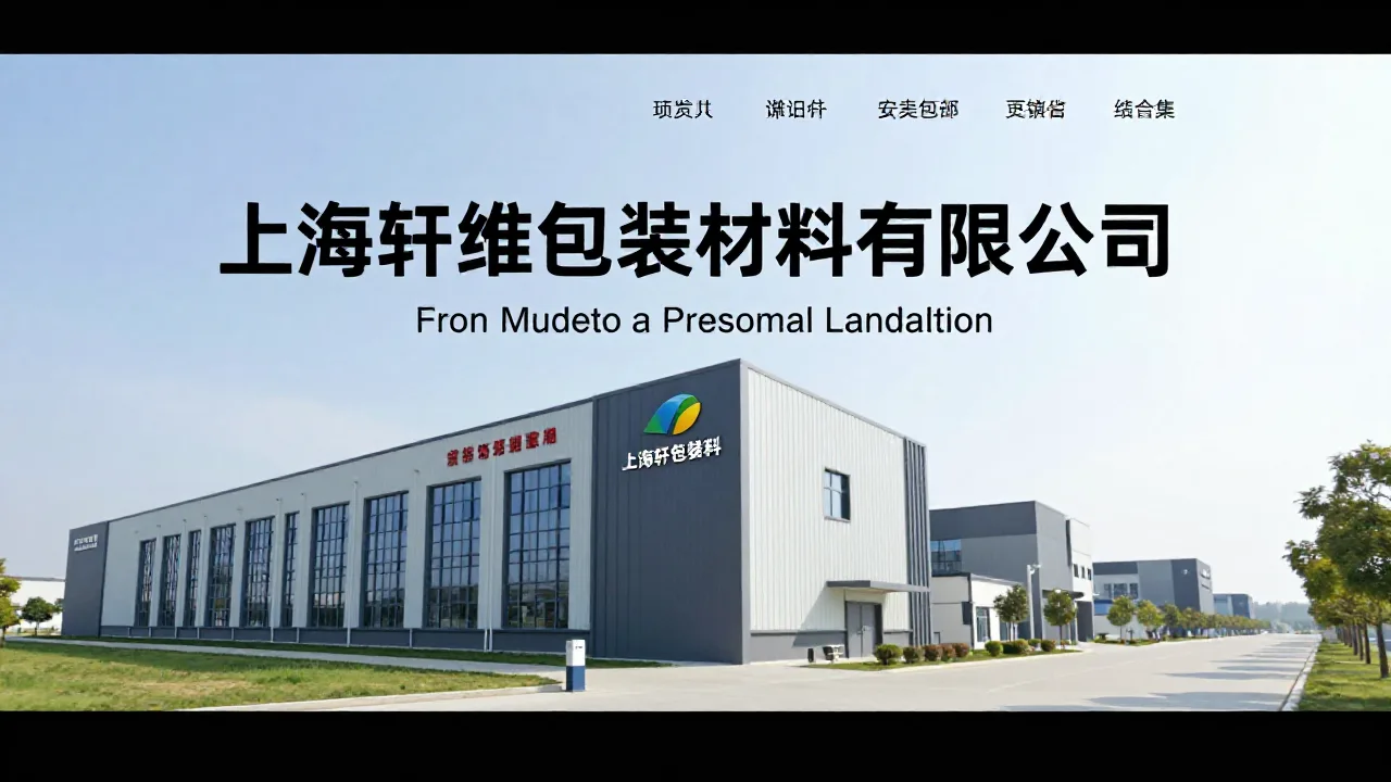 上海轩维包装材料有限公司 首页主视觉